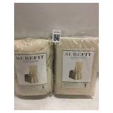 SUREFIT SLIP COVER SET OF TWO SUREFIT SLIP COVER SET OF TWO