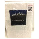 CITY SCEME EURPEAN SHAM SET CITY SCEME EURPEAN SHAM SET