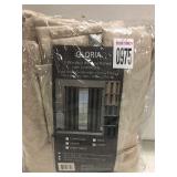 GLORIA 2 BLACK OUT WINDOW PANELS IVORY GLORIA 2 BLACK OUT WINDOW PANELS IVORY
