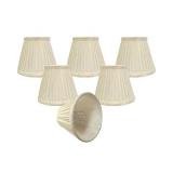 ROYAL DESIGNS 6-PIECE CHANDELIER LAMP SHADES ROYAL DESIGNS 6-PIECE CHANDELIER LAMP SHADES