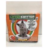 LITTER KWITTER 3-STEP CAT TOILET LITTER KWITTER 3-STEP CAT TOILET