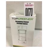 TOPGRENNER OCCUPANCY PIR WALL SWITCH TOPGRENNER OCCUPANCY PIR WALL SWITCH