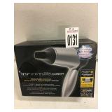 INFINITI PRO CONIAR FOLDING HANDLE TRAVEL DRYER INFINITI PRO CONIAR FOLDING HANDLE TRAVEL DRYER