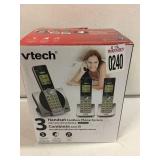 VTECH 3 HANDSET CORDLESS PHONE SYSTEM VTECH 3 HANDSET CORDLESS PHONE SYSTEM