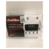 CHANNEL MASTER 4-PORT HDTV SIGNAL AMPLIFIER CHANNEL MASTER 4-PORT HDTV SIGNAL AMPLIFIER