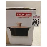 NEOFLAM STOVETOP CERAMIC COVERED CASSEROLE 1.4 QT NEOFLAM STOVETOP CERAMIC COVERED CASSEROLE 1.4 QT