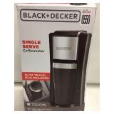 BLACK & DECKER SINGLE SERVE COFFEE MAKER BLACK & DECKER SINGLE SERVE COFFEE MAKER