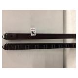 MAHOGANY CUE WALL RACK MAHOGANY CUE WALL RACK