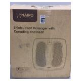 NAIPO SHIATSU FOOT MASSAGER WITH KNEADING AND HEAT NAIPO SHIATSU FOOT MASSAGER WITH KNEADING AND HEAT