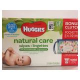 HUGGIES NATURAL CARE 1056 WIPES HUGGIES NATURAL CARE 1056 WIPES
