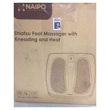 NAIPO SHIATSU FOOT MASSAGER WITH KNEADING AND HEAT NAIPO SHIATSU FOOT MASSAGER WITH KNEADING AND HEAT