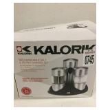 KALORIK RECHARGEABLE SALT & PEPPER GRINDER SET KALORIK RECHARGEABLE SALT & PEPPER GRINDER SET