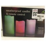 WEATHERPROOF CANEDLES & REMOTE CONTROL WEATHERPROOF CANEDLES & REMOTE CONTROL