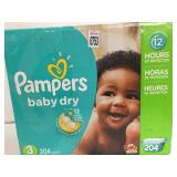 PAMPERS BABY DRY DIAPERS PAMPERS BABY DRY DIAPERS