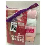FOL WOMENS BRIEF 5PCS SZ L FOL WOMENS BRIEF 5PCS SZ L