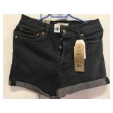LEVIS WEDGE WOMENS SHORT SZ 30 LEVIS WEDGE WOMENS SHORT SZ 30