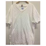 GILDAN V-NECK TSHIRT LARGE (X2) GILDAN V-NECK TSHIRT LARGE (X2)