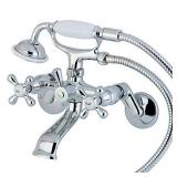 KINGSTON BRASS WALL MOUNT TUB & SHOWER FAUCET KINGSTON BRASS WALL MOUNT TUB & SHOWER FAUCET