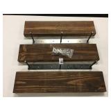 3-PIECE FLOATING SHELF W/ 2 BRACES *5.5'X24'* 3-PIECE FLOATING SHELF W/ 2 BRACES *5.5'X24'*