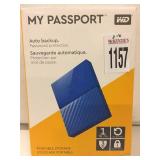 WD MY PASSPORT 1 TB PORTABLE HARD DRIVE WD MY PASSPORT 1 TB PORTABLE HARD DRIVE