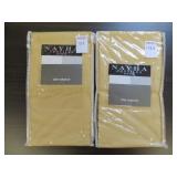 (2) NAYHA TEXTILES ONE VALANCE WHEAT SIZE 80 X 11 (2) NAYHA TEXTILES ONE VALANCE WHEAT SIZE 80 X 11