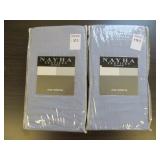 (2) NAYHA TEXTILES ONE VALANCE CREAM SIZE 80 X 16 (2) NAYHA TEXTILES ONE VALANCE CREAM SIZE 80 X 16