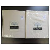 (2) NAYHA TEXTILES GROMMET VALANCE CREAM 60 X 16 (2) NAYHA TEXTILES GROMMET VALANCE CREAM 60 X 16