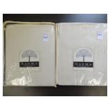 (2) NAYHA TEXTILES GROMMET VALANCE CREAM 60 X 16 (2) NAYHA TEXTILES GROMMET VALANCE CREAM 60 X 16