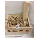 HEY PLAY WOODEN THROWING GAME SET