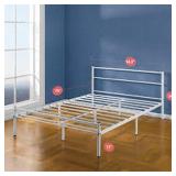 12" METAL PLATFORM BED FULL (NOT ASSEMBLED)