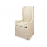SKIRTED WING CHAIR