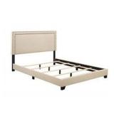 UPHOLSTERED QUEEN BED (NOT ASSEMBLED)