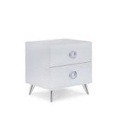 2 DRAWER NIGHTSTAND (NOT ASSEMBLED)