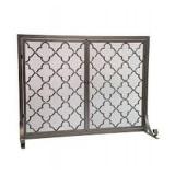 38"X31 GEOMETRIC FIREPLACE SCREEN