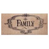 SASSAFRAS FAMILY SWITCH MAT 10"X22"