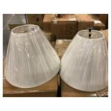 SET OF 2 12" LAMP SHADES