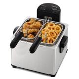 T-FAL TRIPLE BASKET DEEP FRYER