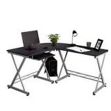 SHAPED CORNER DESK (NOT ASSEMBLED)