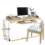 SOGES OVER BED TABLE (NOT ASSEMBLED) (CHAIR NOT