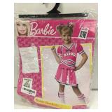 BARBIE CHEERLEADER CHILD COSTUME SZ 2-4