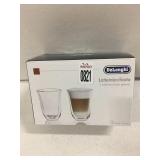 DELONGHI 2 LATTEMACCHIATO GLASSES