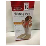 SUNBEAM HEATING PAD STANDARD SIZE