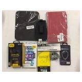 ASSORTED PHONE/TABLET ACCESSORIES