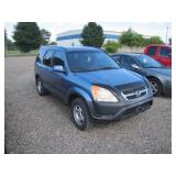 2002 HONDA CR-V 336708 KMS 2002 HONDA CR-V 336708 KMS