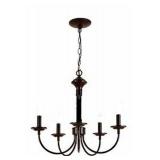 TRANS GLOBE LIGHTING 5-LIGHT CHANDELIER