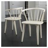 TOTAL OF 2 DINING CHAIRS(NOT ASSEMBLED)