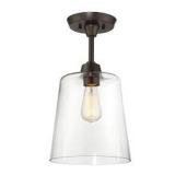 1 LIGHT SEMI FLUSH