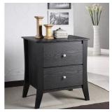 2 DRAWER NIGHTSTAND (NOT ASSEMBLED)