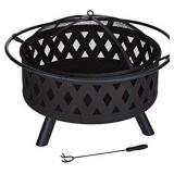 PURE GARDEN FIREPIT W/COVER