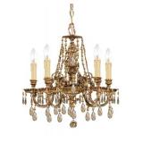 5 LIGHT CRYSTAL CHANDELIER